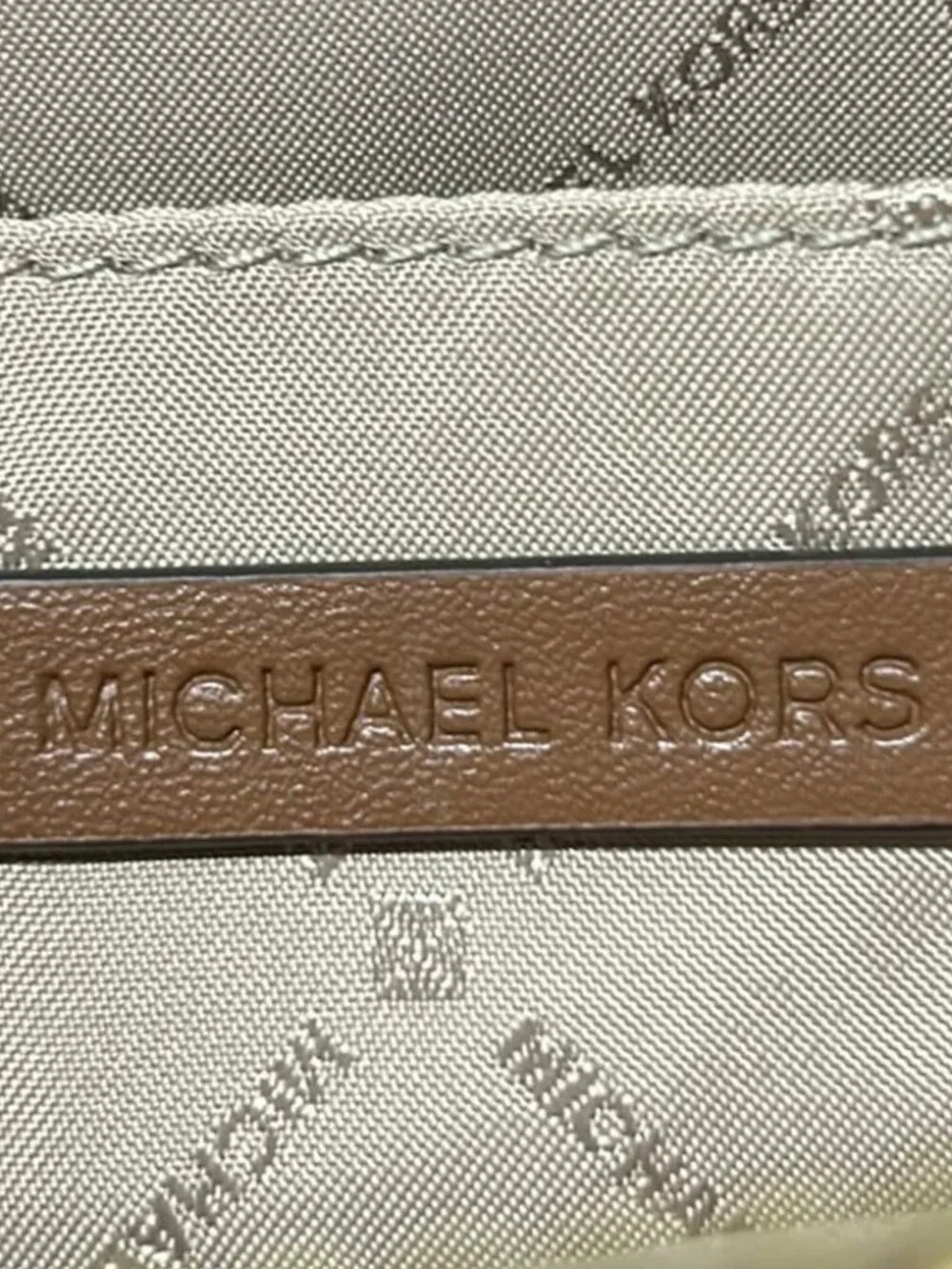 MICHAEL KORS Brown Leather Shoulder Bag